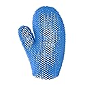 Supracor Spa Bath Mitt Body Exfoliator Face Scrub Sponge, Blue