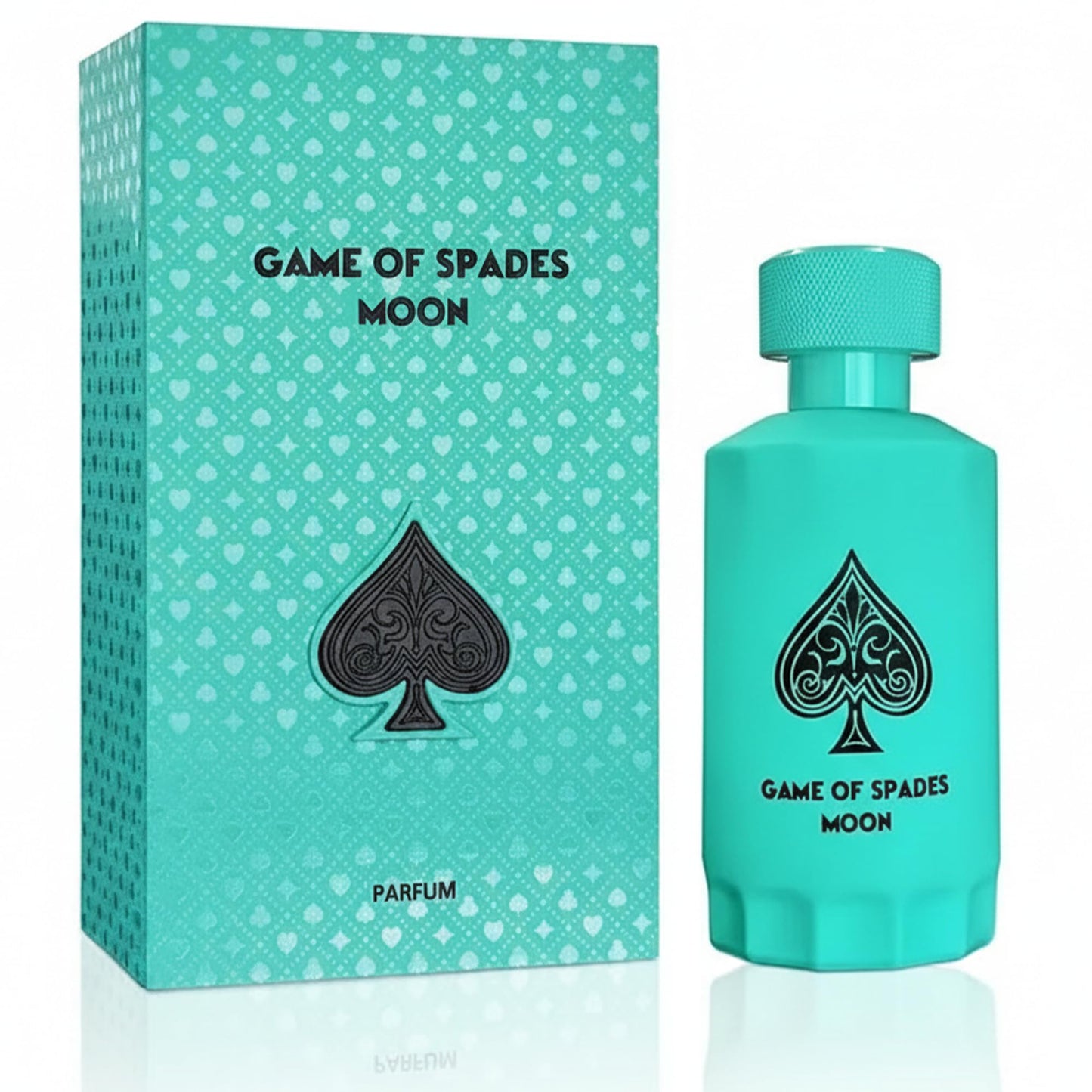 Jo Milano Game of Spades Moon Parfum Spray | 3.4 oz (100ml) | Amber, Fresh, Sweet, Musky, Warm Spicy Scent | Long Lasting Fragrance for Men and Women