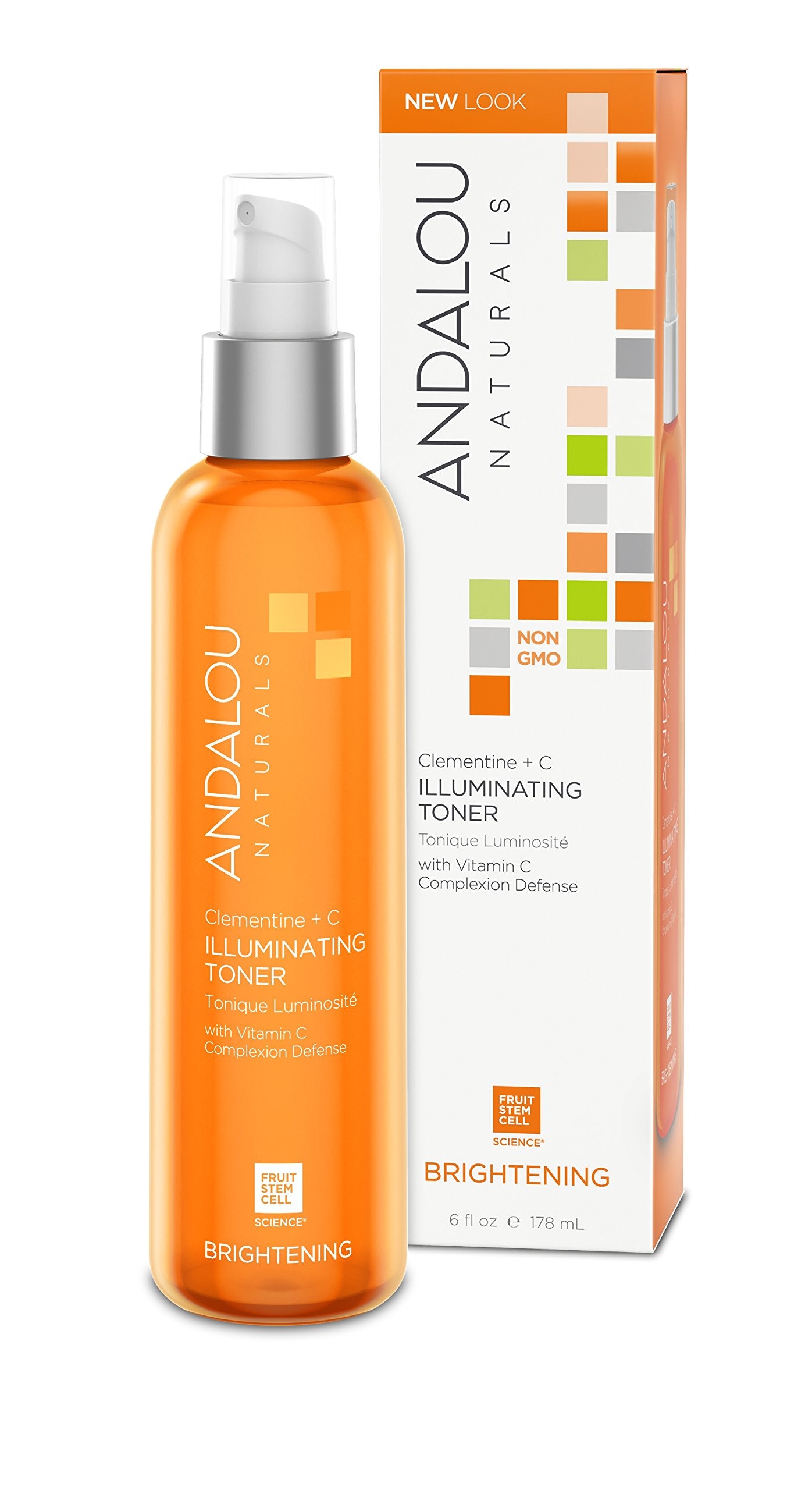 Andalou Naturals Toner Clemntne+C Illum 6 Fz