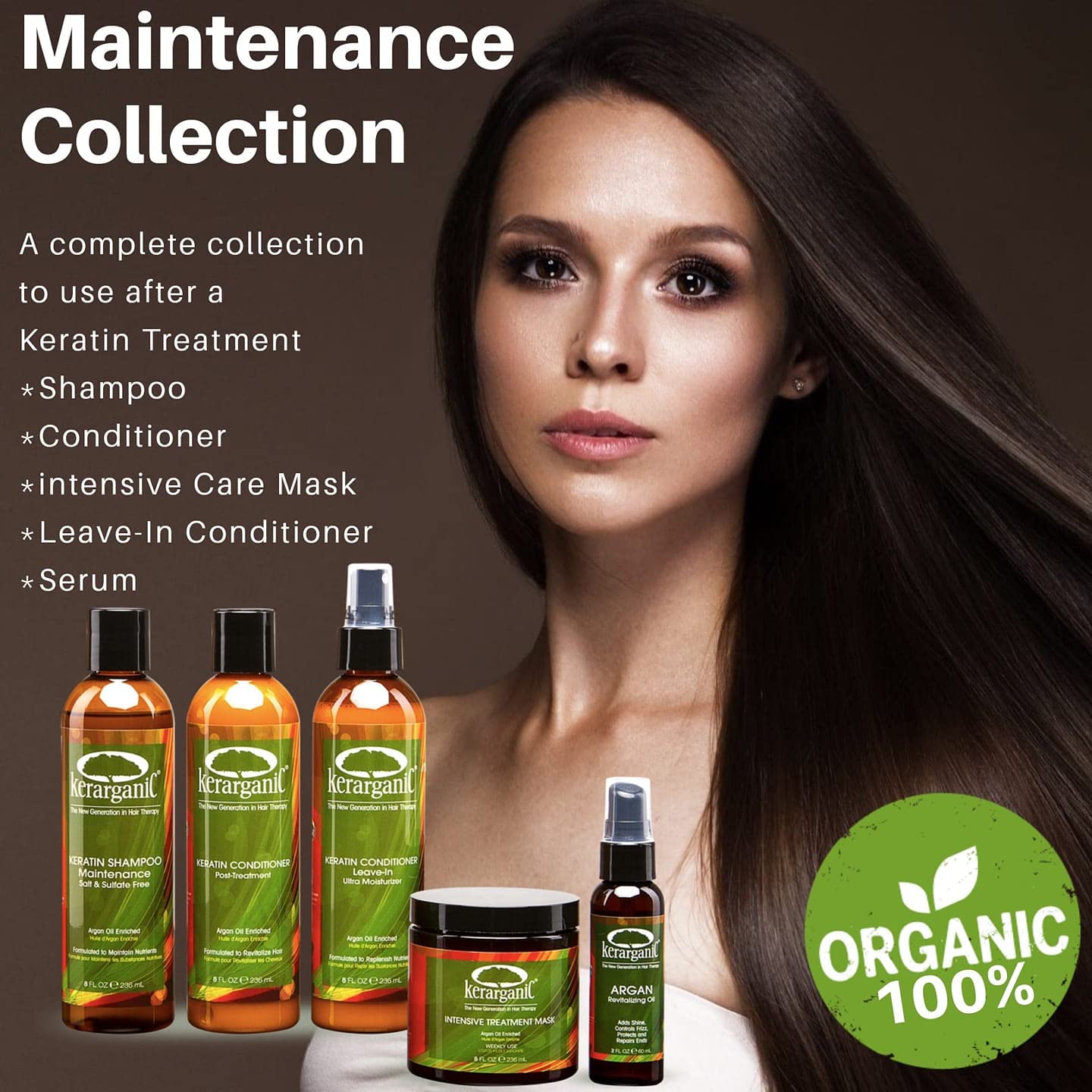 Kerarganic - Keratin Maintenance Set 8oz