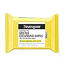 Neutrogena Gentle Facial Cleansing Wipes, Ultra-Soft Micellar Cleansing Wipes for Effortless Cleansing Made Gentle, Fragrance Free Face Wipes