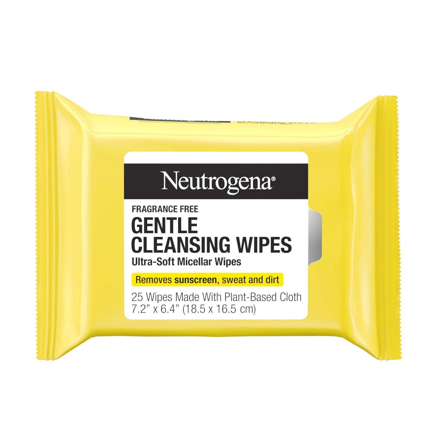Neutrogena Gentle Facial Cleansing Wipes, Ultra-Soft Micellar Cleansing Wipes for Effortless Cleansing Made Gentle, Fragrance Free Face Wipes