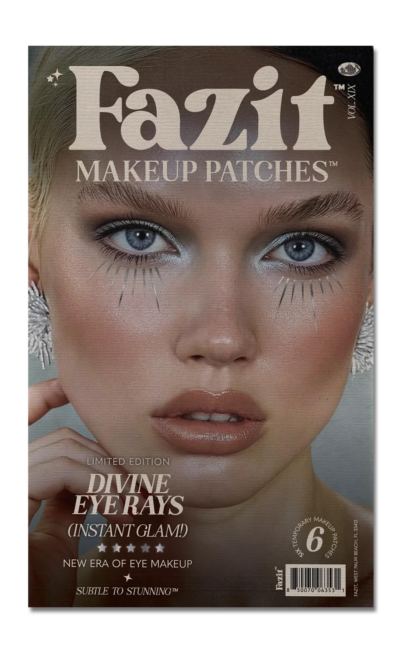 Fazit Makeup Patches - Halloween Divine Eye Speckles - Glow Up Make-Up Patches - Cute Glitter Makeup Accessories for Women - Cosmetic Glitter for Face