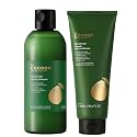 Cocoon Pomelo Shampoo & Conditioner Bundle, Sulfate Free Strengthening Hair Care Set for Weak, Thinning and Color Treated Hair, Nourishing Vegan