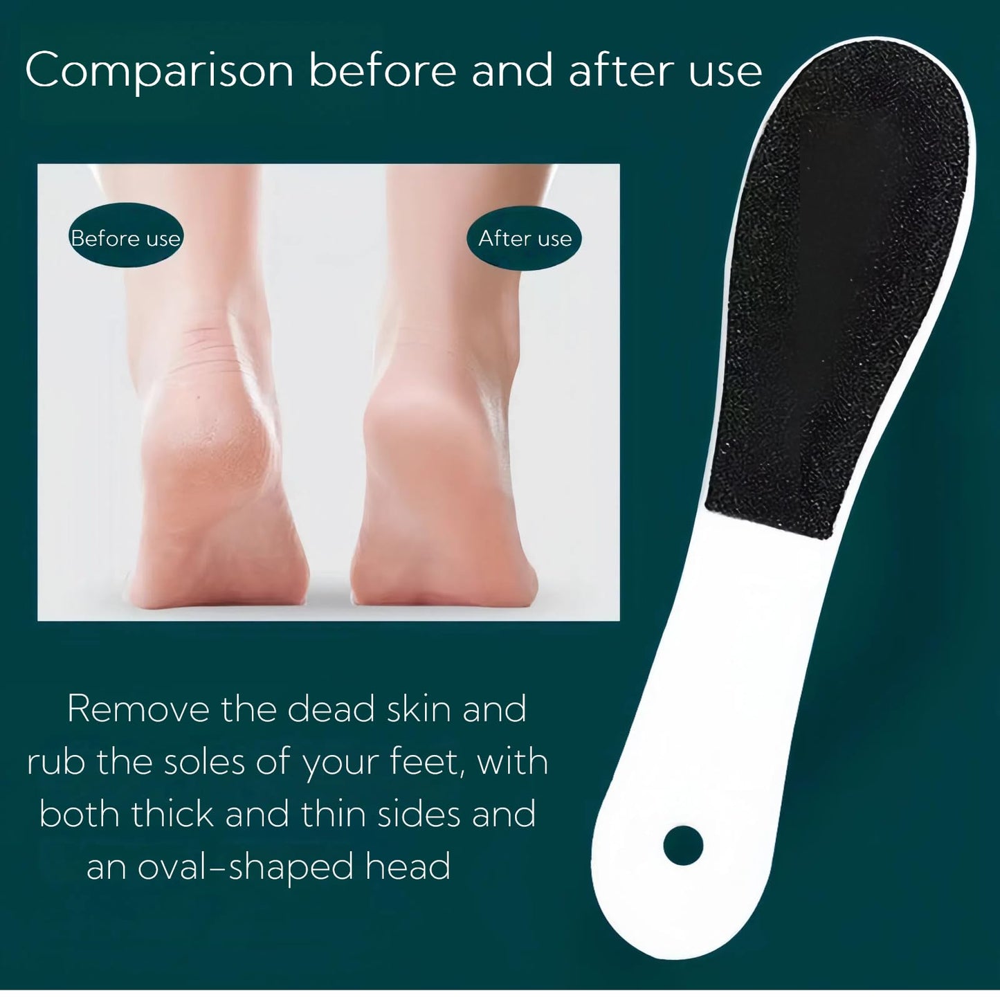 10 Pack Foot File, Professional Foot Callus Remover Sandpaper Pedicure Tools, Double Side Foot Scrubber, Sander for Dead Skin Foot Rasp Pedicure