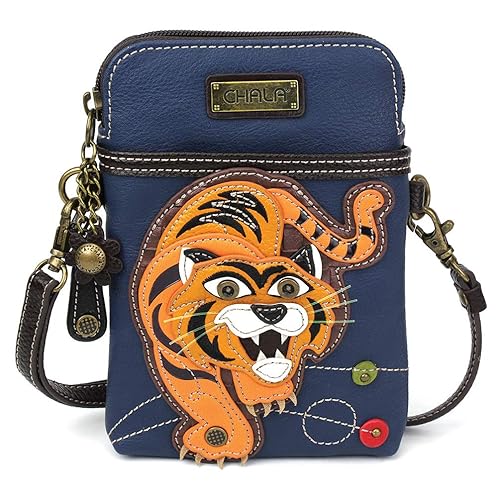 CHALA Crossbody Cell Phone Purse- Women's Wristlet Handbags Multicolor (Tiger)