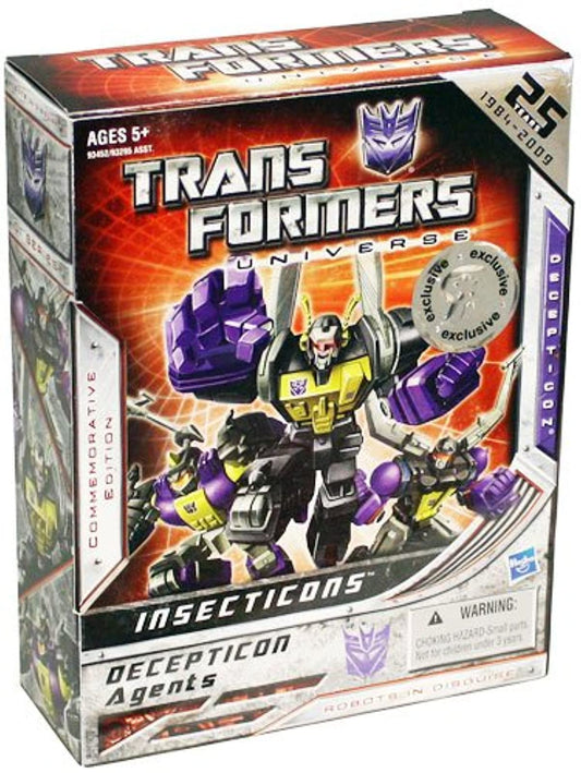 Insecticons Exclusive Transformers Universe 25th Annaversary Action Figure