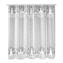 Heritage Lace Lighthouse 72x72 Shower Curtain, White