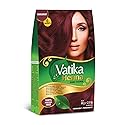 Vatika Naturals Permanent Hair Dye Burgundy, 100% Grey Coverage, Ammonia-Free, for Rich, Long-Lasting Color, No Damage, for Healthy, Vibrant Hair - 6