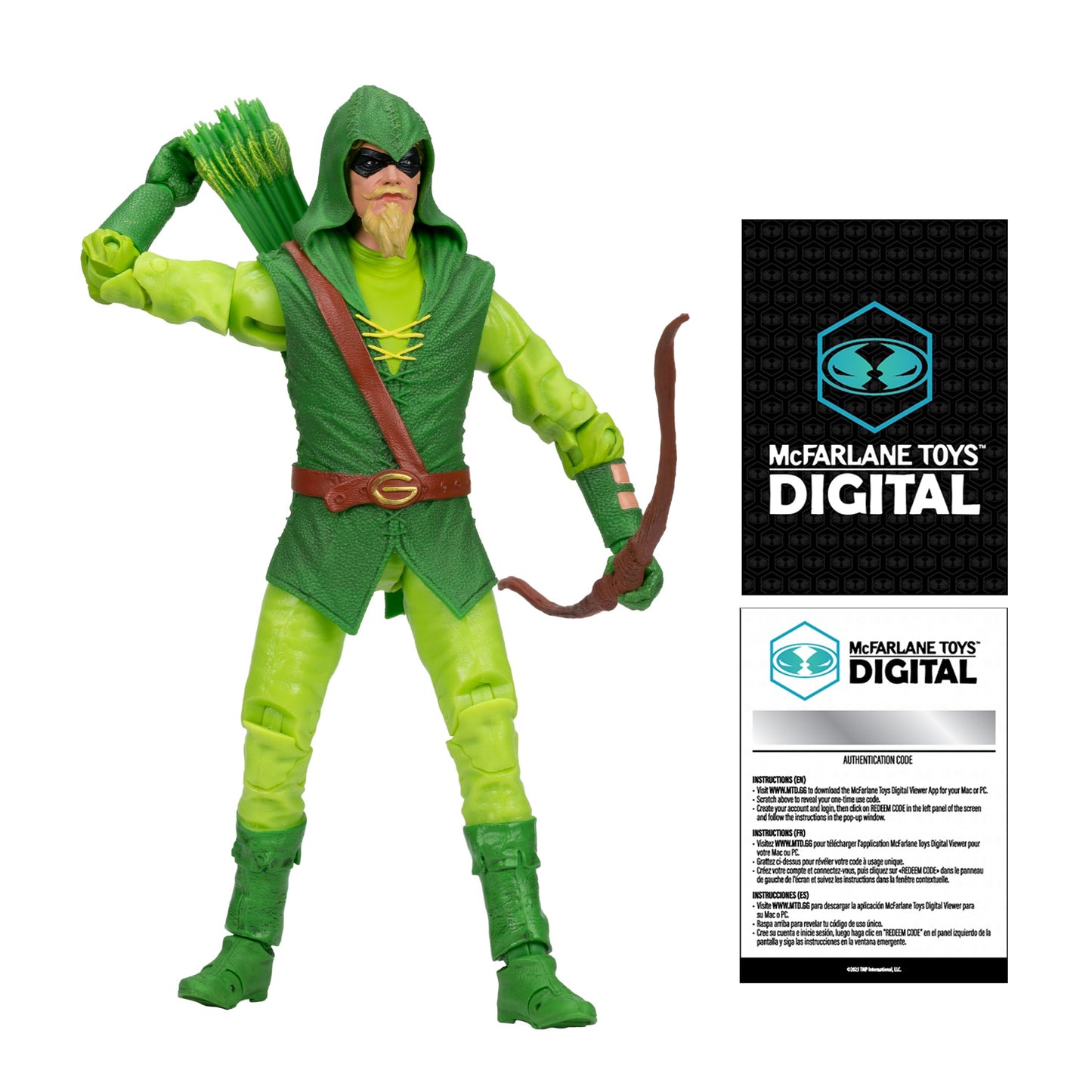 McFarlane Toys DC Direct Green Arrow (Longbow Hunter) 7in Action Figure Digital Collectible