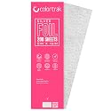 Colortrak Embossed Hair Coloring Foil Sheets, Professional, Convenient 5 x 16 inch Extra Long Pre-cut Sheets, Easy to Grab During Processing, Silver