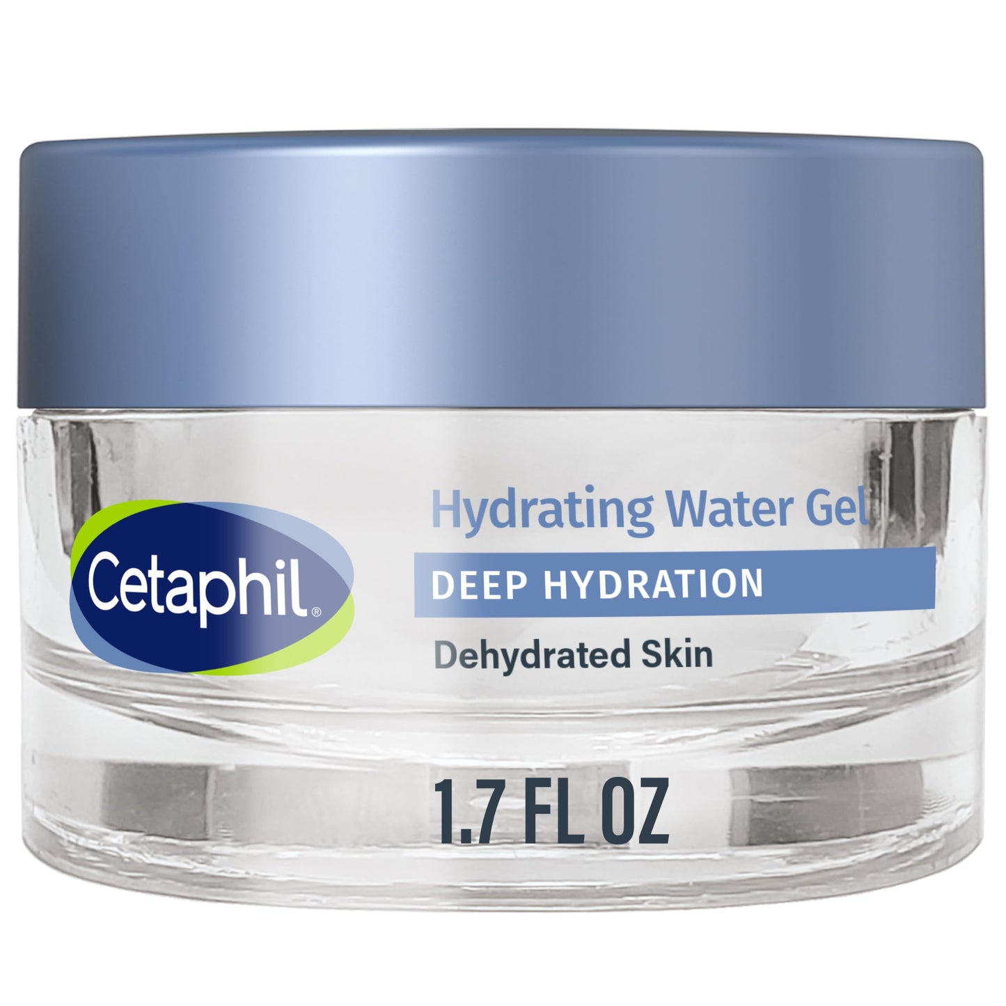 Cetaphil Deep Hydration Skin Restoring Water Gel with Hyaluronic and Polyglutamic Acid, Face Moisturizer, 72 Hour Hydration, For Dry, Dehydrated