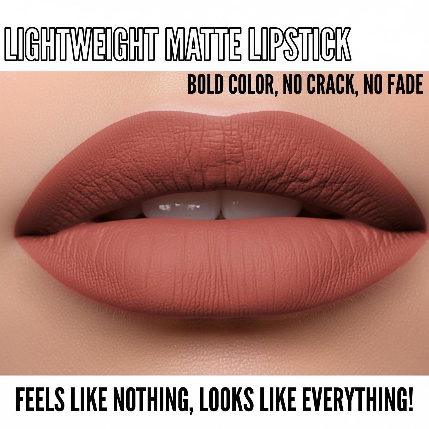 Mynena Warm Terracotta Rose Matte Liquid Lipstick | Long-Lasting Comfort | Smudge-Proof Transfer-Resistant | Full Coverage Non-Drying | Vegan