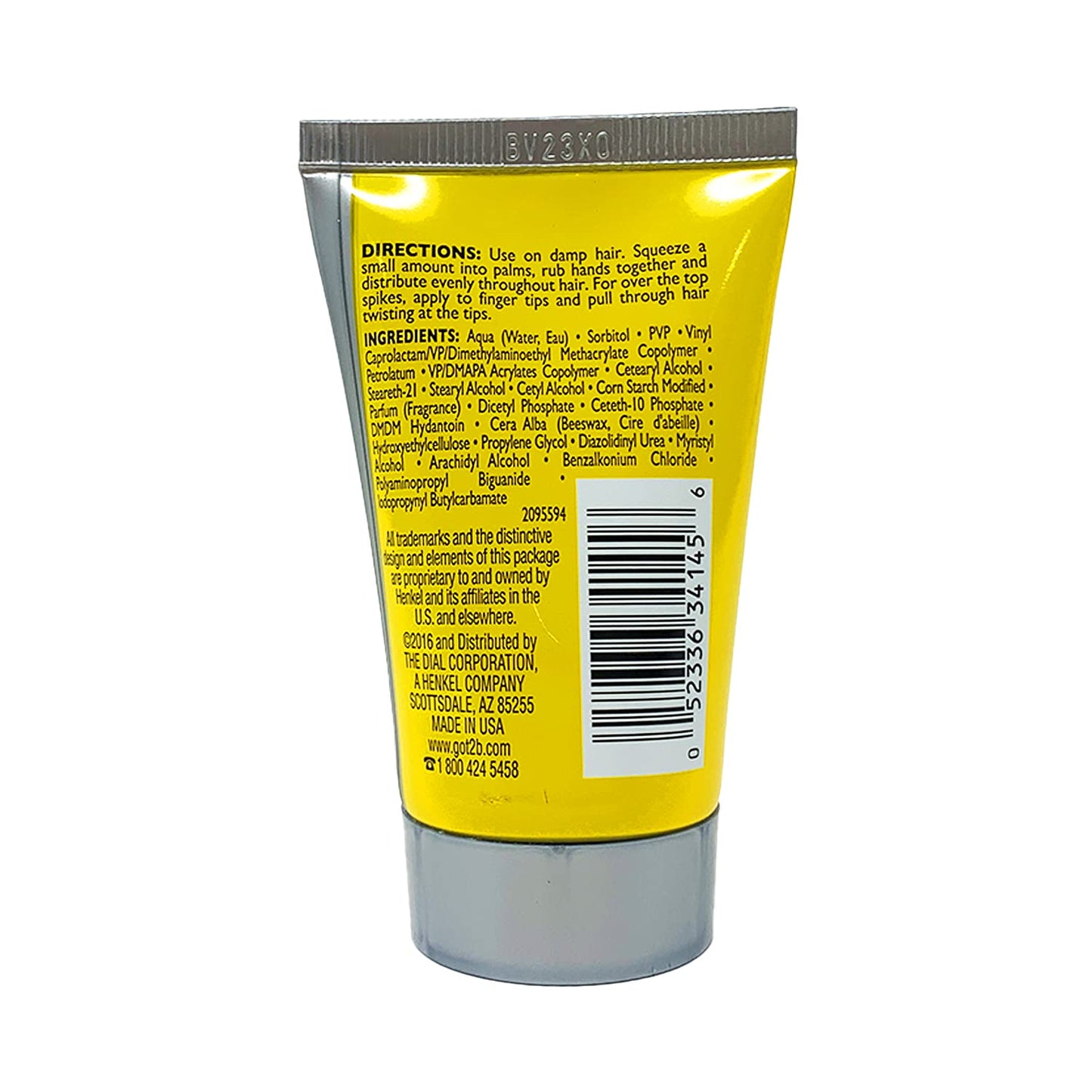 (6Pack) Glued Styling Spiking Water Resistant Glue Unisex by Got2B, 1.25 Ounce