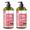 Hair Chemist Strength & Growth Batana Oil Shampoo and Conditioner Set 33.8 oz. (2-PC Set) - Batana Shampoo and Conditioner for Hair Growth, Thickening