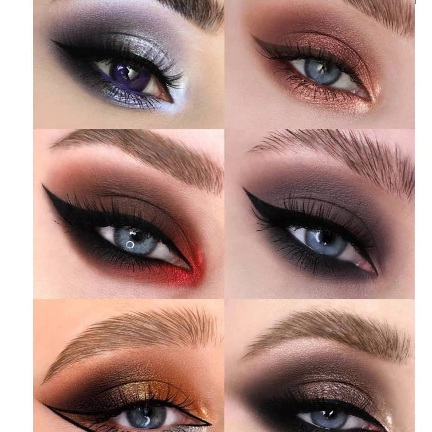 BOLOPER 12 Colors Makeup Smoky Eyeshadow Palette Natural Nude Matte Shimmer Glitter Pigment Eye Shadow Pallete Set Black Eye Shadow Halloween Make Up Beauty and Personal Care BOLOPER