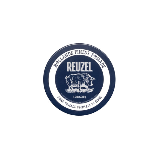 REUZEL Fiber Pomade, Firm and Pliable All Day Hold, Water Soluble Styling, Low Shine and Flake Free, Easy To Wash Out, For All Hair Types