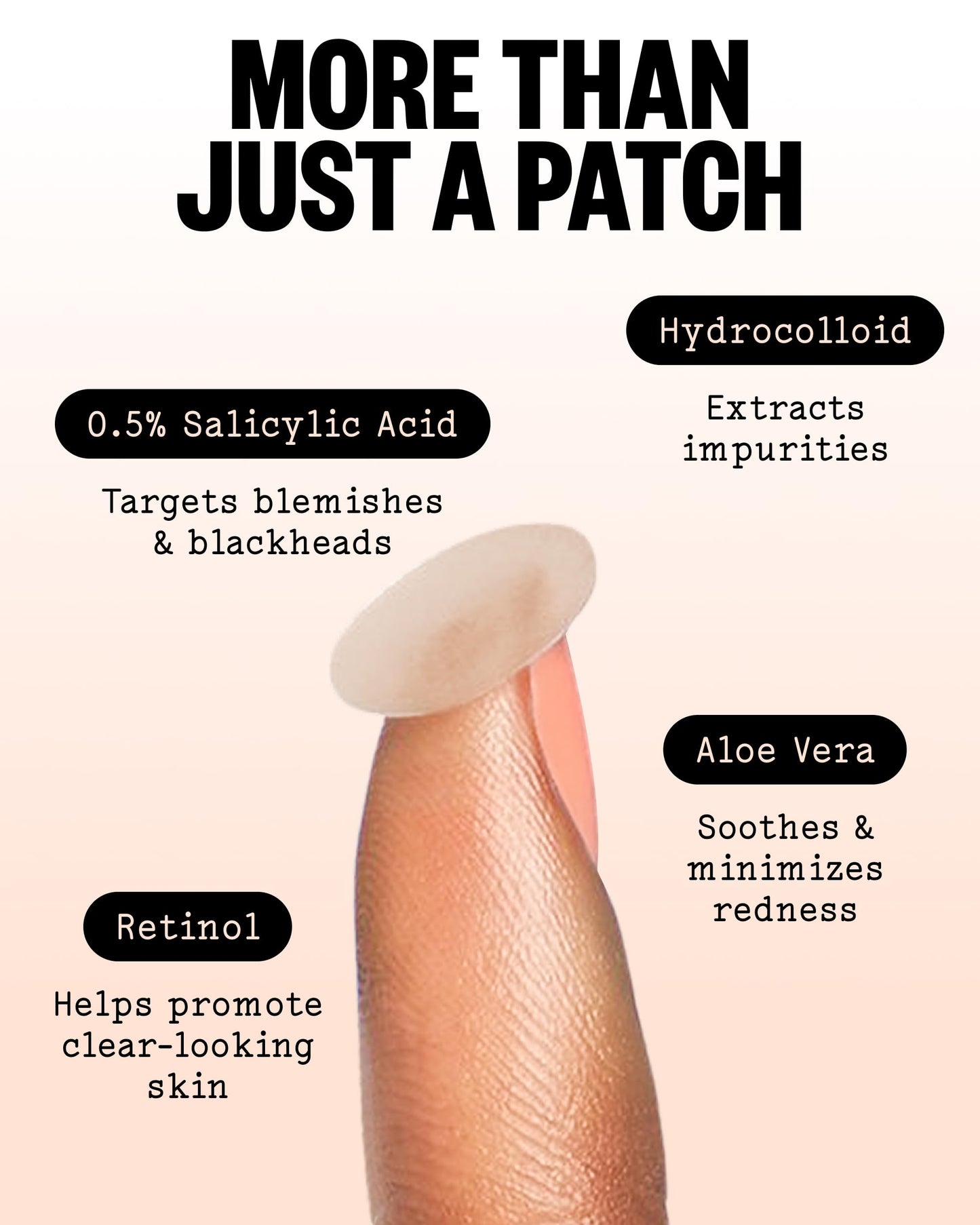 PEACE OUT Acne Healing Dots Hydrocolloid Pimple Patches (40 count) Beauty and Personal Care PEACE OUT