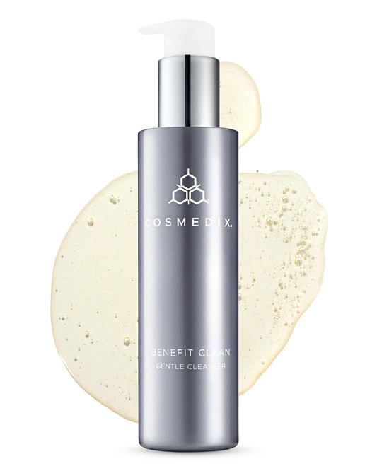 COSMEDIX Benefit Clean Gentle Face Wash Gel - Hydrating Cleanser for Women & Men - Moisturizing Facial Cleanser & Pore Minimizer for All Skin Types