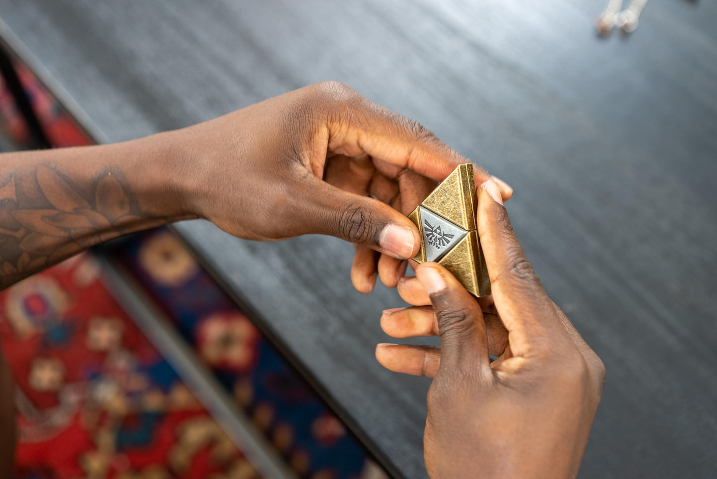 BePuzzled, Legend of Zelda Triforce Hanayama Cast Brain Teaser Mensa Rated Level 5, for Ages 12 and Up