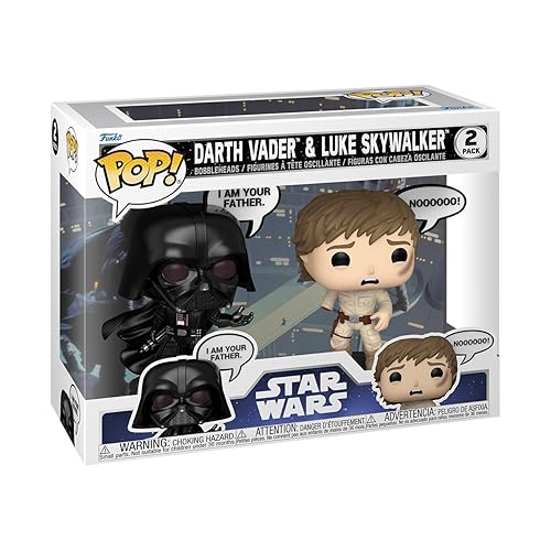 Funko Pop Star Wars: Sayings - Vader and Luke & Luke 2PK - Star Wars - Collectable Vinyl Figure - Gift Idea - Official Merchandise - Toys for Kids…