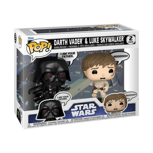 Funko Pop Star Wars: Sayings - Vader and Luke & Luke 2PK - Star Wars - Collectable Vinyl Figure - Gift Idea - Official Merchandise - Toys for Kids…