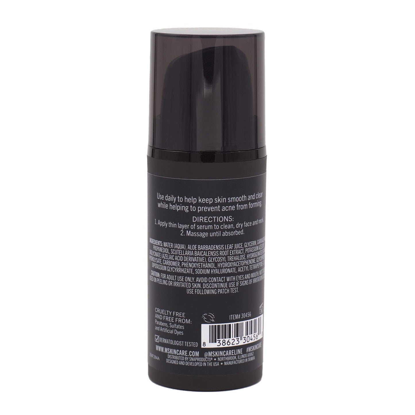 M. Skin Care Prevent Acne Control Facial Serum for Men, Azelaic Acid, Soothing Aloe Leaf Juice, Cruelty Free Beauty & Personal Care M Skin Care