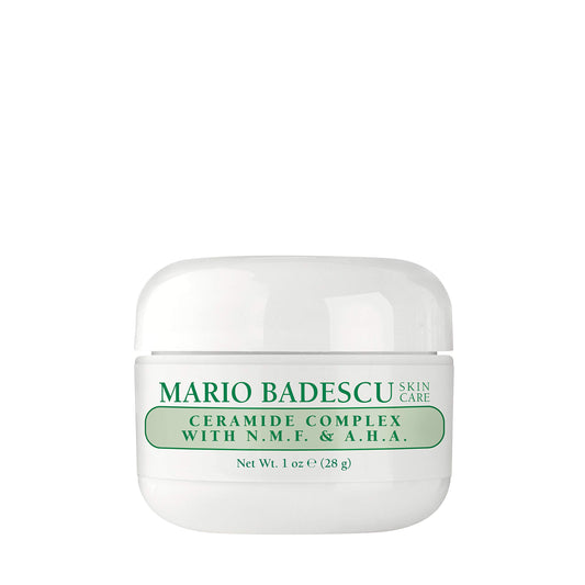 Mario Badescu Ceramide Complex with N.M.F. & A.H.A. for Oily and Sensitive Skin | Facial Cream that improves Skin Tone |Formulated with Ceramide