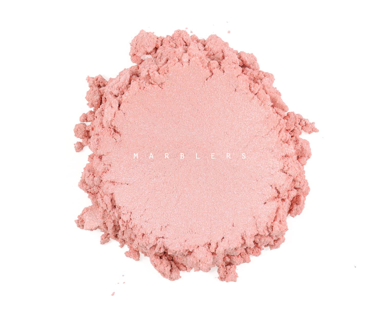 MARBLERS Fine Natural Mica Powder [Pale Pink] 0.11oz (3g) | Highly Pigmented | Non-Toxic, Vegan, Cruelty-Free | Eyeshadow, Body Butter, Nail Polish
