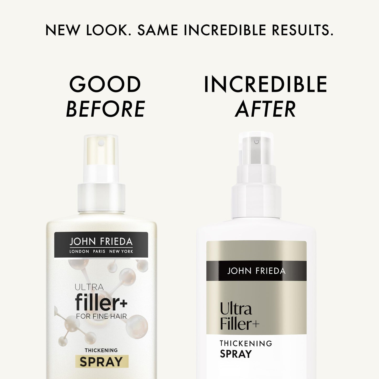 John Frieda ULTRAfiller+ Thickening Spray, Thickening & Strengthening Spray for Damaged or Thin Hair, Infused with Biotin and Hyaluronic Acid