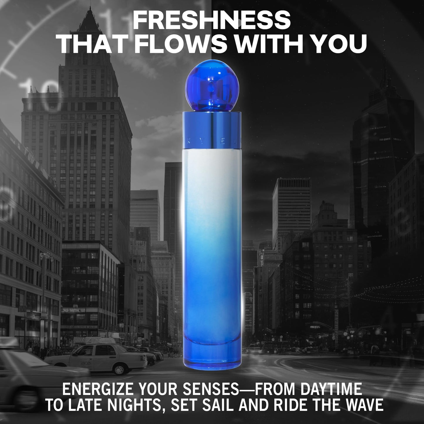 Perry Ellis 360° Very Blue Eau De Toilette Spray for Men - Mens Cologne, Long Lasting Perfume, EDT, Fragrance with Notes of Bergamot, Pear & Musk