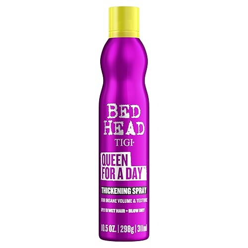 TIGI Bed Head Volumizing Hair Spray, Queen For A Day, for Thickening and Texturizing Fine Hair, 10.5 oz
