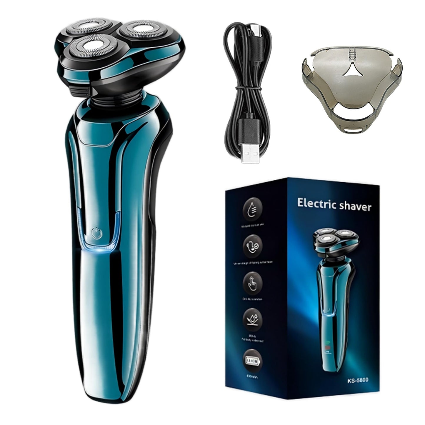 Sekoda Pro 8 Electric Razor for Men,Wet and Dry Rechargeable for Sensitive Skin (Green) Beauty and Personal Care BASANYAO