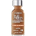 L’Oréal Paris Makeup True Match Super-Blendable Liquid Foundation, Cappuccino N8, 1 Fl Oz,1 Count