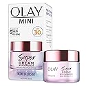 Olay Super Cream with Sunscreen SPF 30, Trial Size, Lightweight Face Moisturizer with Sun Protection, 5-in-1 Skin Care Benefits - Hydrating