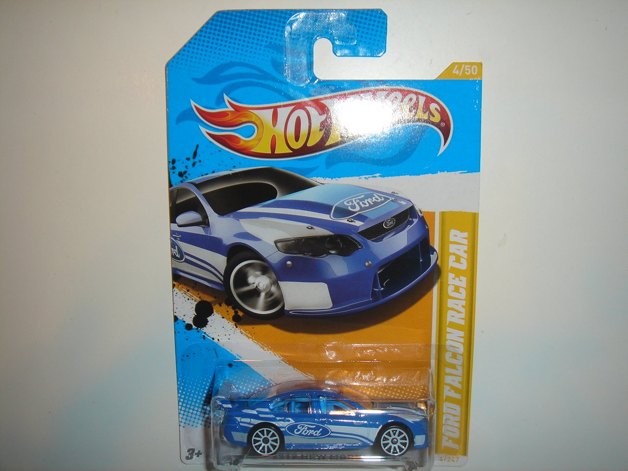 Hot Wheels 2012 New Models Ford Falcon Race Car 4 of 50 Blue