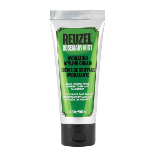 REUZEL Hydrating Style Cream, Low Hold, Water Soluble, Low Shine, Tames Frizz and Nourishes Hair, Vegan Formula, For All Hair Types, 3.38 oz