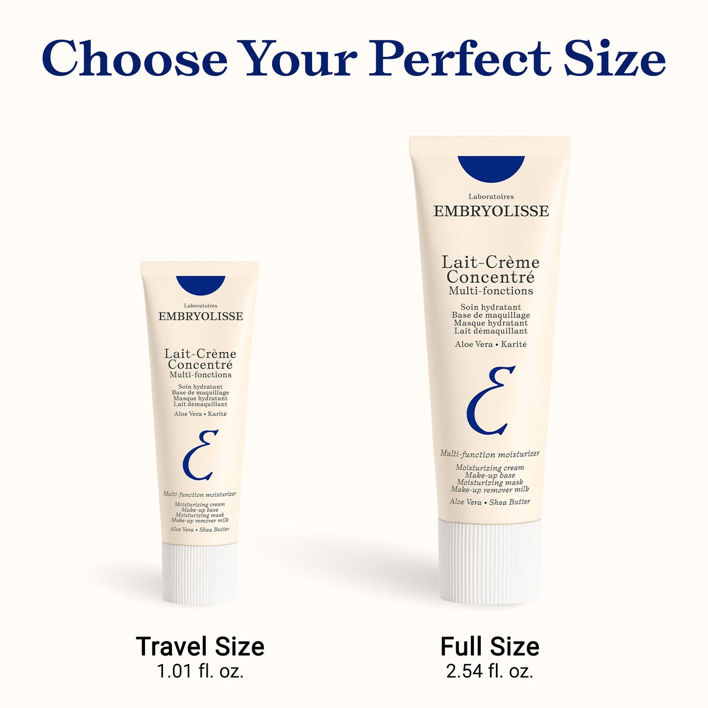 Embryolisse Lait-Crème Concentré Face Moisturizer and Makeup Primer, French Face Cream With Shea Butter & Aloe Vera, 2.54 Fl Oz Beauty and Personal Care Embryolisse