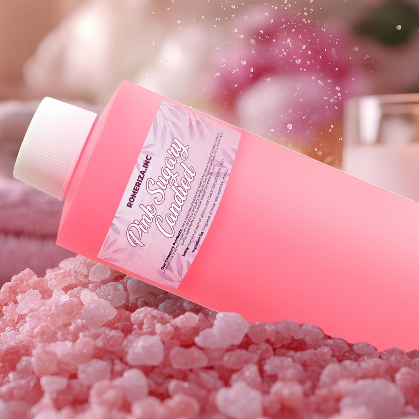 Pink Sugary Candied Fragrance Body Oil - Luxury Scented Body Oil Perfume- Women Natural Scented Oil - Long Lasting Perfume - Uncut Fragrance Oil in