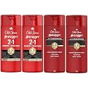 Old Spice Swagger 2-in-1 Shampoo & Conditioner And Body Wash for Men, Cedarwood & Lime Scent, Travel Size Bottle, 3 fl oz Each (4 Piece Set)