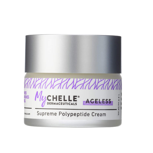 MyCHELLE Dermaceuticals Supreme Polypeptide Cream (1.2 Fl Oz) - Recontouring Anti-Aging Cream with Powerful Peptides, Help Lift & Revive Skin, Help