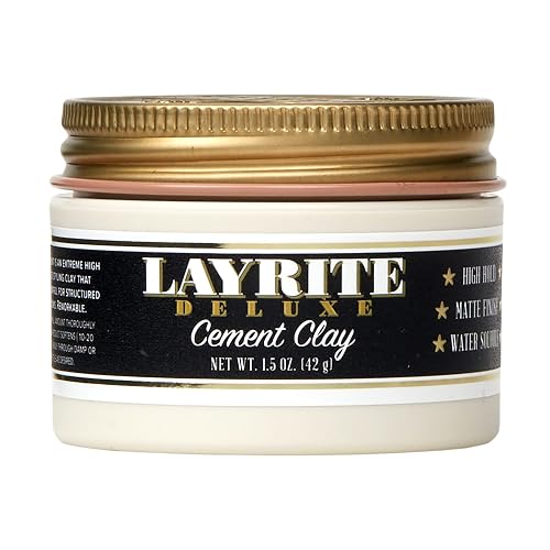 Layrite Deluxe Cement Clay, White, Mild Cream Soda, 1.5 Oz
