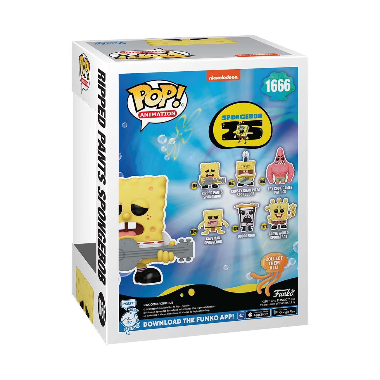 Funko POP! TV: Spongebob Squarepants 25th Anniversary - Spongebob Squarepants with Guitar - Collectable Vinyl Figure - Gift Idea - Official…