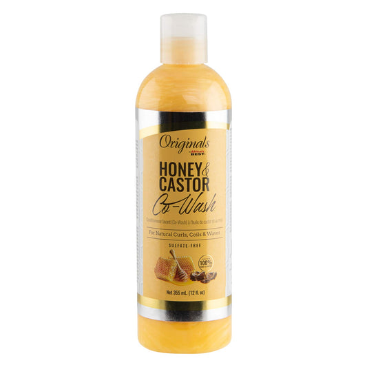 Africa's Best Originals by and Castor Hair Co-Wash for Natural Curls, Coils and Waves, Sulfate-Free, Honey 12 Fl Oz Beauty & Personal Care Africa's Best