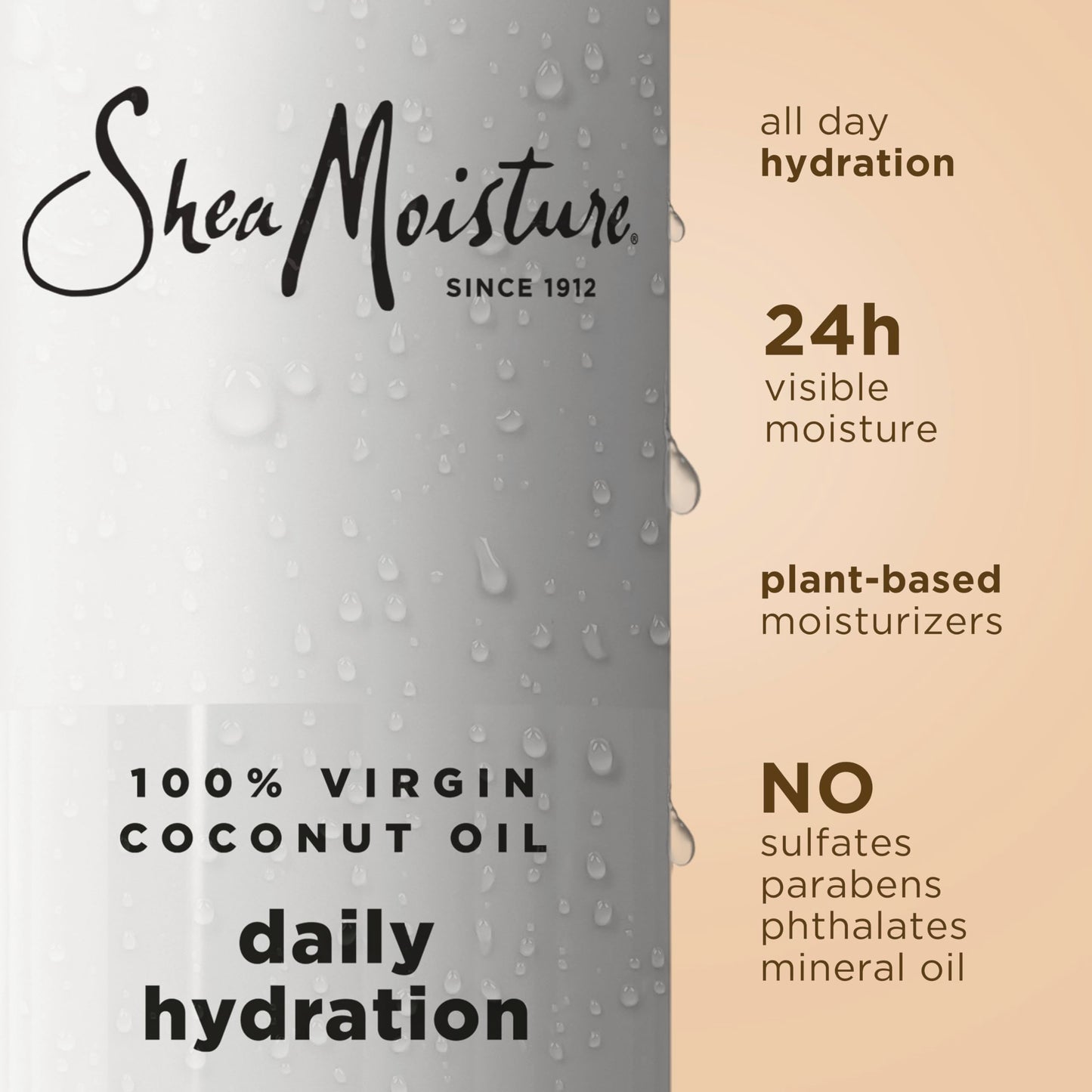 SheaMoisture Virgin Coconut Oil Body Wash Nourish and Replenish Skin Daily Hydrating body wash for 24H Visible Moisture for Healthy, Glowing Skin 18