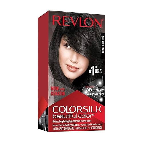 Revlon ColorSilk Beautiful Color, Soft Black [11] 1 ea