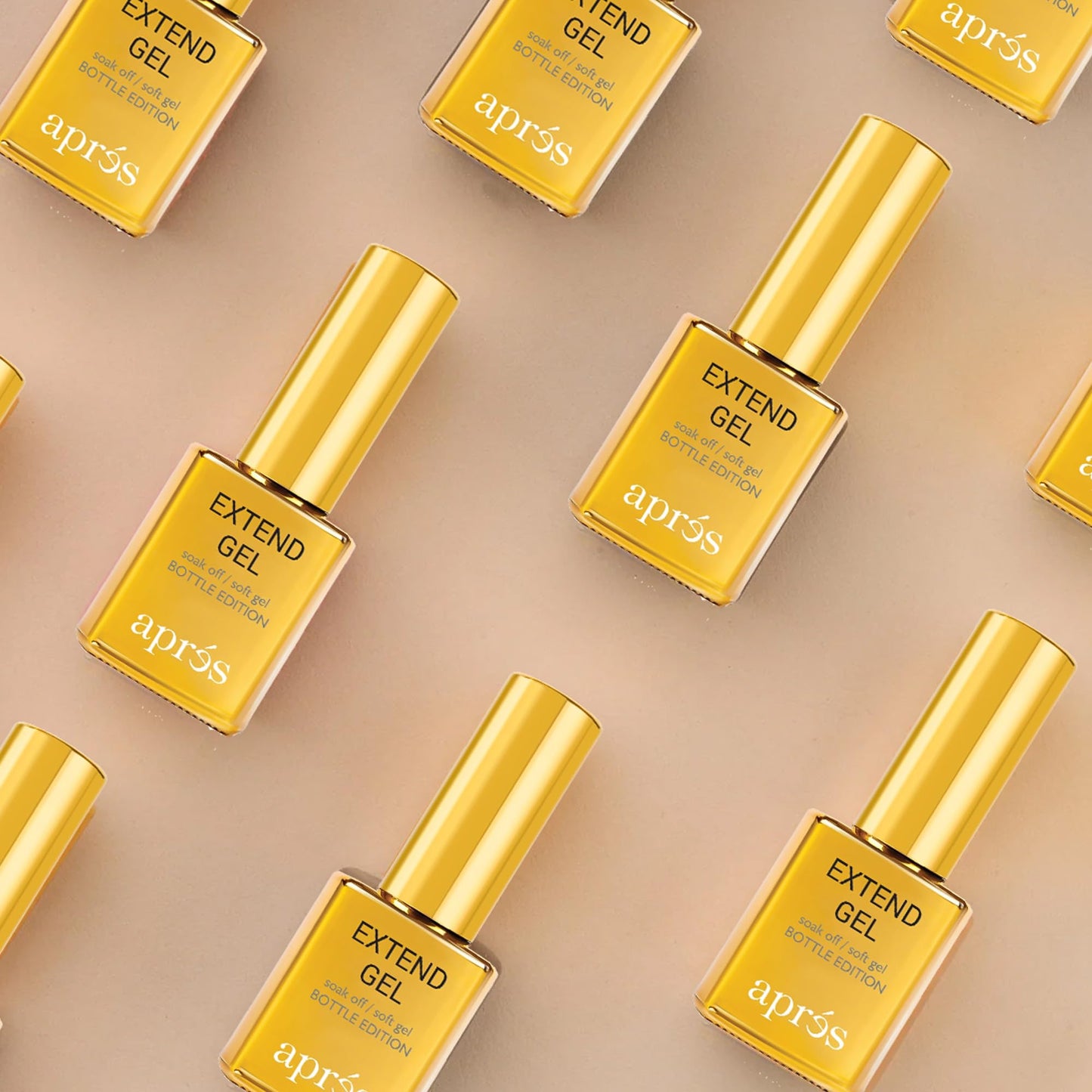 Apres Nail Extend Gel Gold Bottle | 15mL | Premium Quality | Soft Gel, Gel-X Tips Adhesive, Easy Application, Easy Removal, Soak Off, Applicator Beauty & Personal Care APRÉS