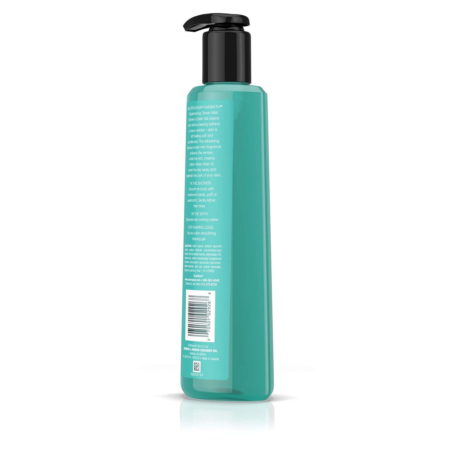 Neutrogena Rainbath 16 Ounce Ocean Mist Shower & Bath Gel (473ml) (2 Pack)