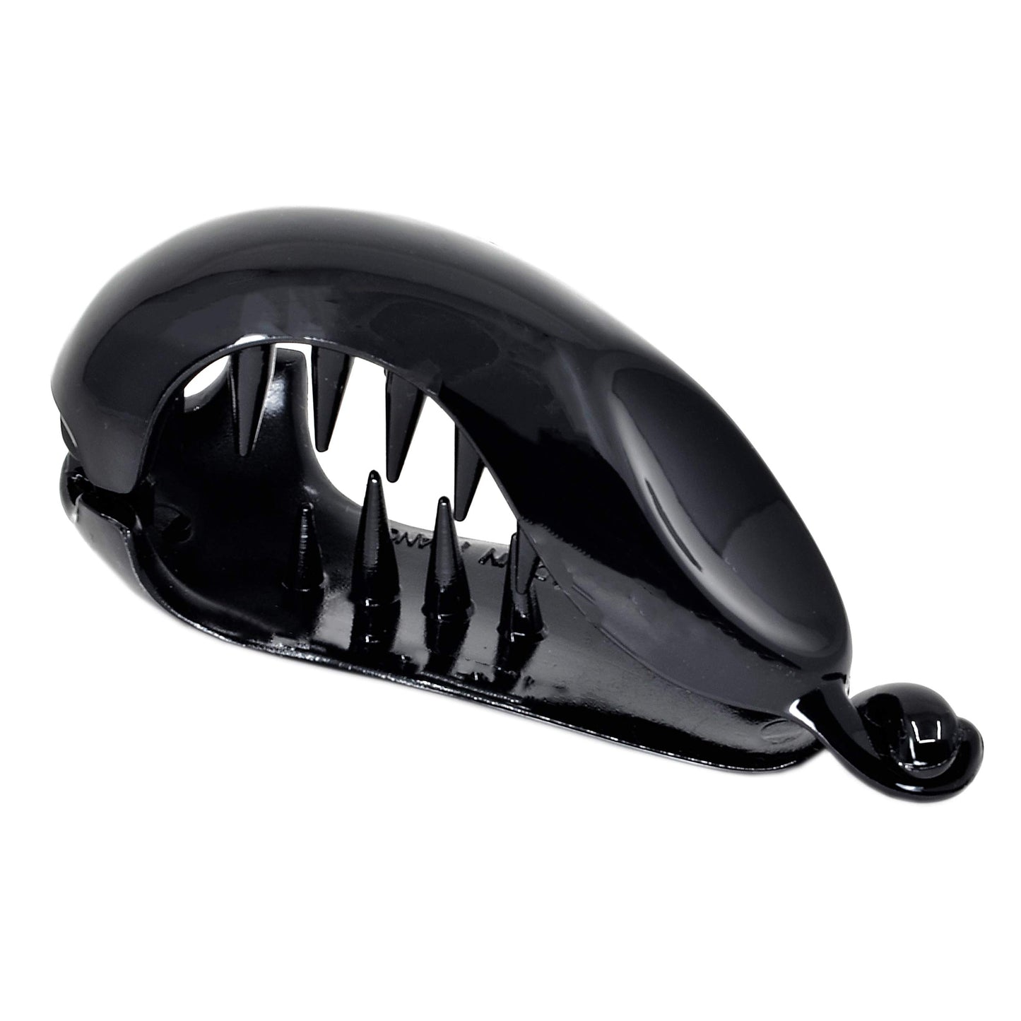 Camila Paris CP2302 2.75 Inch Small Hair Claw Clip for Women Black, Strong Hold Decorative Hair Clips Durable Styling Girls Hair Accessories. Ponytail