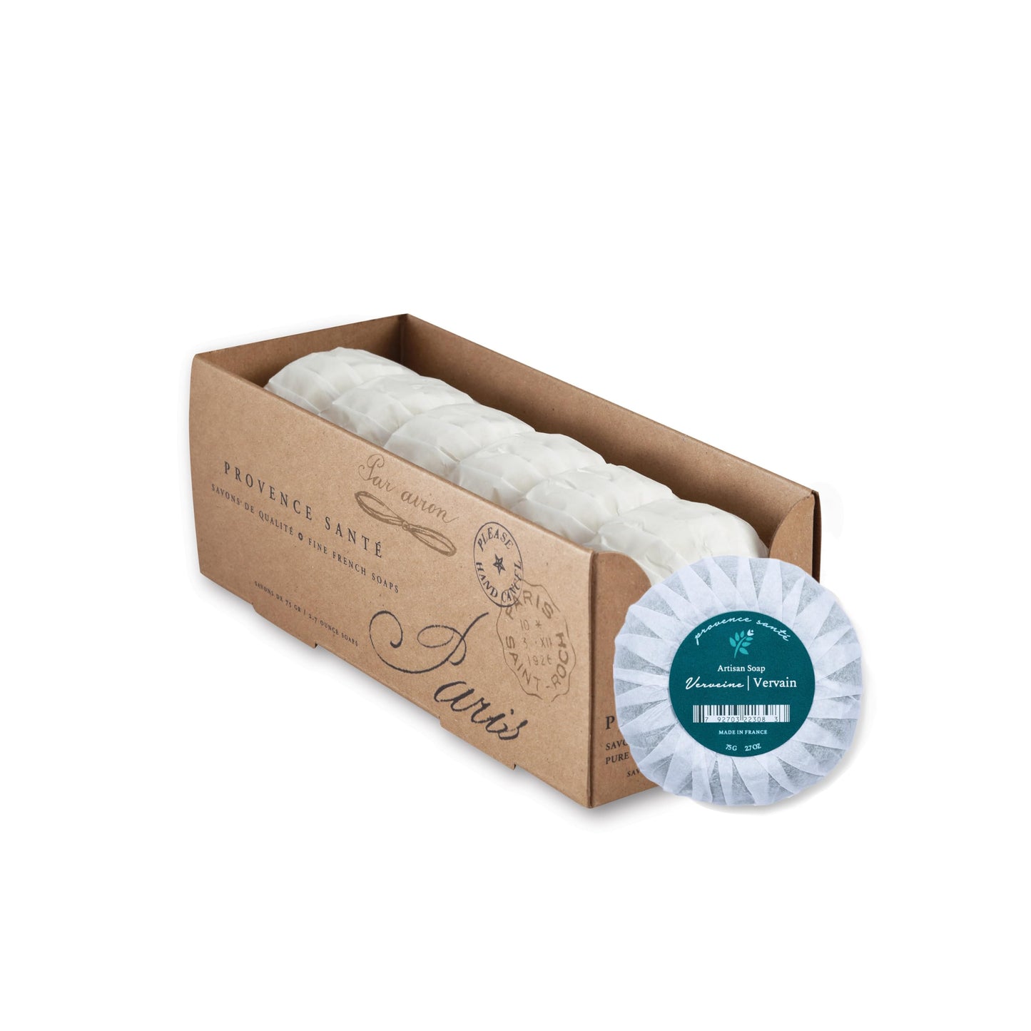 Provence Sante Luxury French Cleansing Bar - Moisturizing Shea Butter - Triple-milled Vervain Fragrance, 2.7oz (Pack of 6) Beauty & Personal Care Provence Sante